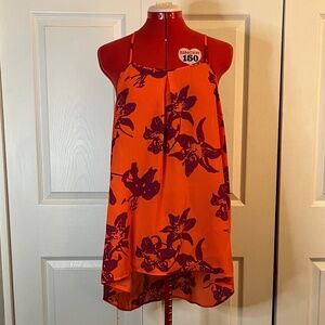 Banana Republic Lily Print Tank Top size Large